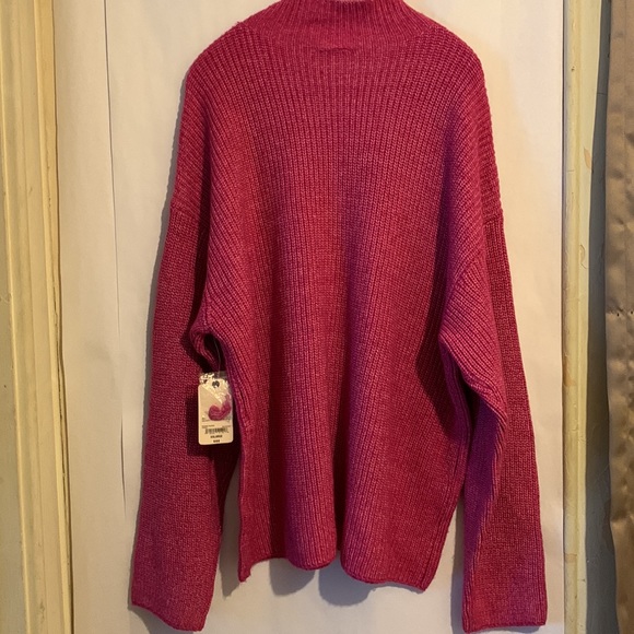 St. John's Bay festival fuchsia mock neck sweater size xxl - Picture 11 of 11